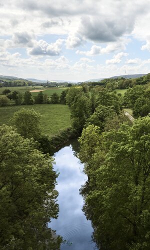 Radtour in Distelhausen im Taubertal, Baden-Württemberg, Deutschland