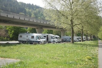 Wohnmobilstellplatz an der Tauber in Wertheim | © STEG Wohnbau