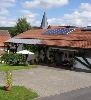 Wohnmobilstellplatz bei Winzerhof M. Baumann | © Winzerhof Baumann