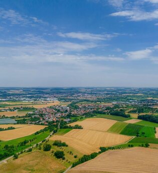 Landschaftsaufnahme von Bretzfeld | © Hohenloher Perlen