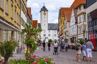 Akkuladestation -  Residenzschloss Mergentheim | © Tourismusverband "Liebliches Taubertal" e.V.