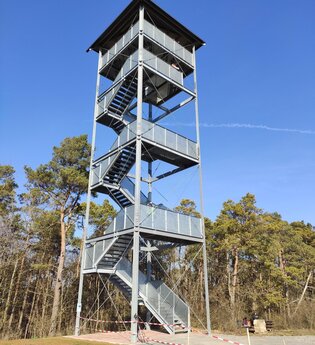 Aussichtsturm auf dem Uissigheimer Stahlberg | © TOURISMUS REGION WERTHEIM GmbH