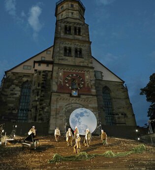 Freilichtspiele Schwäbisch Hall  - Inszenierung Cyrano de Bergerac | © Freilichtspiele Schwäbisch Hall, Ufuk Arslan Fotografie.