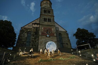 Freilichtspiele Schwäbisch Hall  - Inszenierung Cyrano de Bergerac | © Freilichtspiele Schwäbisch Hall, Ufuk Arslan Fotografie.