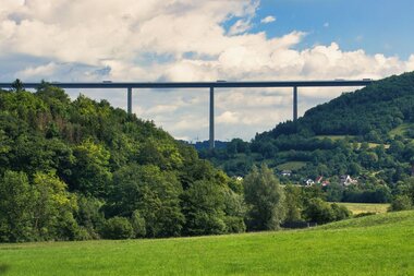 Kochertalbrücke bei Geislingen am Kocher | © Hohenlohe + Schwäbisch Hall