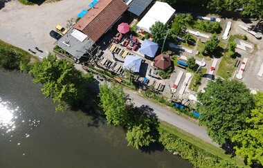 Minigolfanlage von oben | © Stadt Lauffen am Neckar