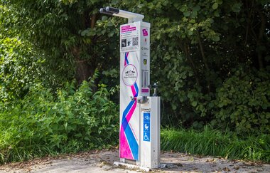 Obersulm-Sülzbach Ortsmitte | RadSERVICE-Punkt | © Touristikgemeinschaft HeilbronnerLand e. V.