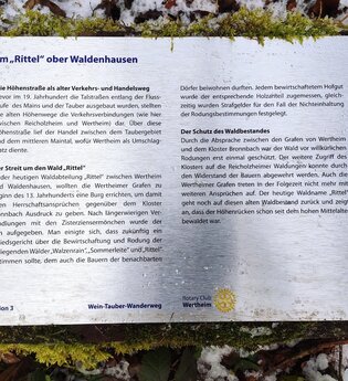 Rittelhöhe | © TOURISMUS REGION WERTHEIM GmbH