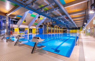 Innenbereich des Schenkenseebades | © Stadtwerke Schwäbisch Hall GmbH | Hallywood-Productions
