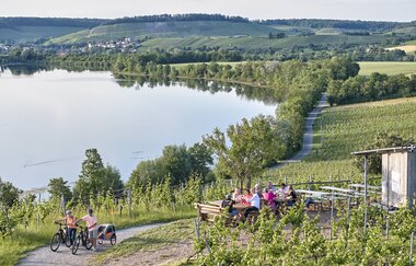 Wengertshäusle am Breitenauer See - Weinausschank Winzer vom Weinsberger Tal | HeilbronnerLand | © Touristikgemeinschaft HeilbronnerLand