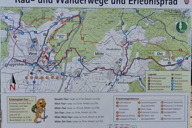 Wanderwege & Erlebnispfad Untergruppenbach | Bereich Burg Stettenfels & Lutz-Sigel-Hütte | HeilbronnerLand | © Touristikgemeinschaft HeilbronnerLand