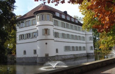 Wasserschloss mit Fontäne | © BTB Bad Rappenau