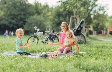 Picknick im Ziegeleipark | © Touristikgemeinschaft HeilbronnerLand e.V.