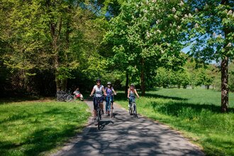 E-Bike-Tour: Vorbei an Brunnen, Wiesen und Wäldern - E1 | © TOURISMUS REGION WERTHEIM GmbH