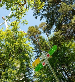 Rundwanderweg 2 - Geopfad und Windräder des Naturstrompeichers